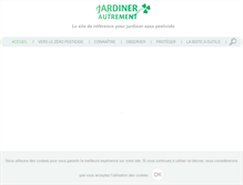 Tablet Screenshot of jardiner-autrement.fr